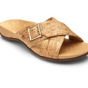 Vionic Dorie Cross Straps Slide Sandal